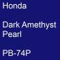 Preview: Honda, Dark Amethyst Pearl, PB-74P.